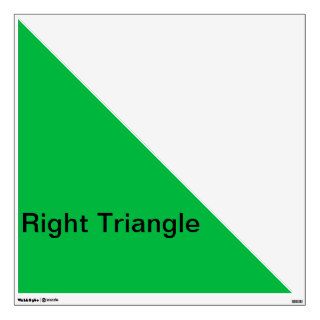Right Angle Triangle Wall Sticker