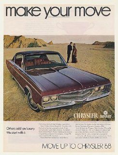1968 Chrysler New Yorker 2 Door Hardtop Start Luxury Print Ad (47021)  