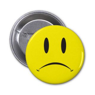 Unhappy Face Pins