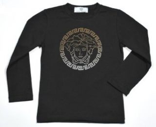 Young Versace Boys Long Sleeve Tee in Black 6 Fashion T Shirts Clothing