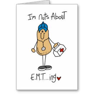 Nuts About EMT ing Greeting Card