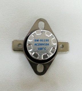 1pc Thermal Termal temperature Switch SW 150c 150 degrees 15A 250V Normally Close for microwave