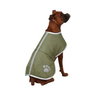 Zack & Zoey Polyester Nor'easter Dog Blanket Coat, XX Small, Chive  Pet Coats 