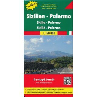 Sicily Road Map Freytag Berndt 9783707904567 Books