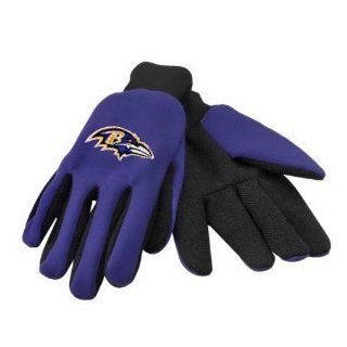 Baltimore Ravens NFL All Purpose Utility Grip Gloves Sports & Outdoors