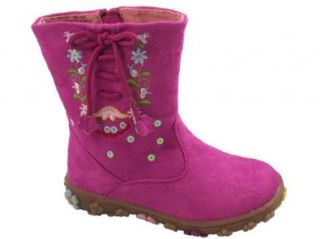 Laura Ashley Toddler Girl's Boots Floral Fuchsia (5 (Fits as Size 4.5)) Shoes Shoes