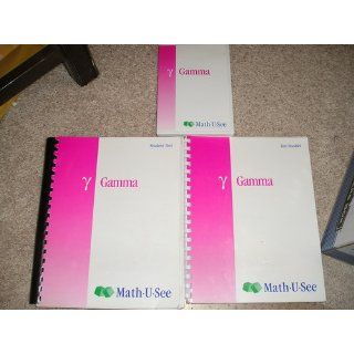 Math U See / Gamma Student Kit (Complete Kit) Steven P. Demme Books