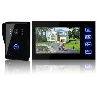 Uoften 7" Touch Screen Video Door Phone Camera Monitor Intercom Home Security