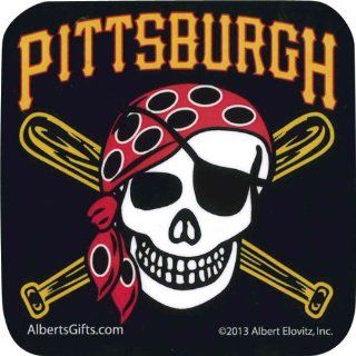 Pittsburgh Pirates Vinyl Coaster (Ships Within 24 Hrs   Excluding Weekends & Holidays) Toys & Games