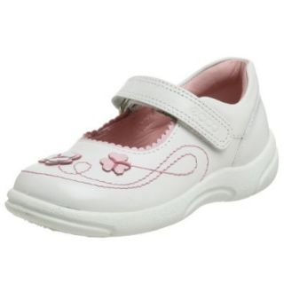 ECCO Toddler Glow Mary Jane, White/Light rose, 20 EU (US Toddler 5 M) Flats Shoes Shoes