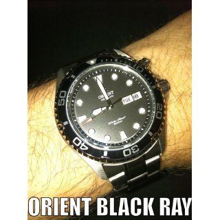 Orient Black Ray Automatic Dive Watch CEM65008B Watches