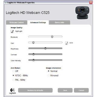 Logitech HD Webcam C525, Portable HD 720p Video Calling with Autofocus Electronics