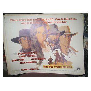 ONCE UPON A TIME IN THE WEST / ORIGINAL U.S. HALF SHEET POSTER (SERGIO LEONE) SERGIO LEONE Entertainment Collectibles