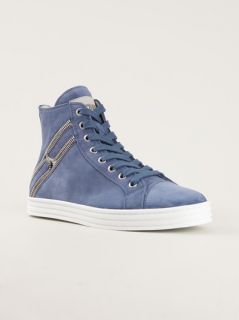 Hogan Rebel Zipped Logo Sneaker   Parisi