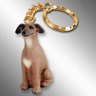 Italian Greyhound Tiny Ones Dog Keychains (2 1/2 in)