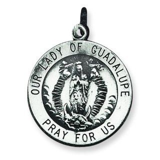 Sterling Silver Our Lady of Guadalupe Medal Jewelry