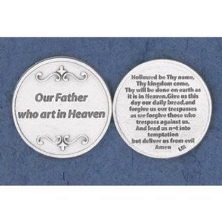 25 Our Father Prayer Coins Charms Jewelry