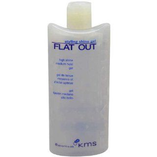 KmS Flat Out Medium Hold Styling Unisex Shine Gel, 7 Ounce  Hair Styling Gels  Beauty