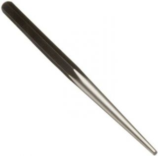 Martin P23 Alloy Steel 3/32" Point Long Taper Punch, 8" Overall Length, Industrial Black Finish Hand Tool Drift Punches