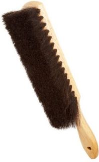 Weiler 44003 Horsehair Counter Duster with Wood Handle, Horsehair Fill, 2 1/2" Head Width, 8" Overall Length, Natural Push Brooms