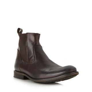 Call It Spring Chocolate leather Odysseus chelsea boots