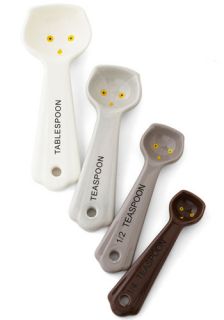 Owl Purpose Measuring Spoon Set  Mod Retro Vintage Kitchen
