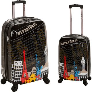 Rockland Luggage Traveler 2 Piece Hardside Luggage Set