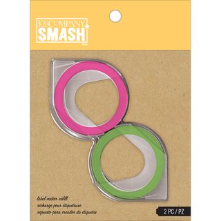 SMASH Green & Pink Label Maker Refills  K&Company Adhesives