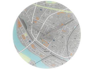 Present Time Karlsson City Map Wall Clock  