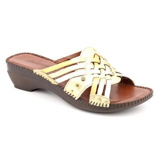 Auditions Women's 'Tango' Leather Sandals   Wide Sandals