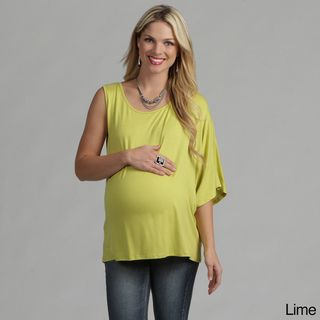 24/7 Comfort Apparel Women's Maternity Asymmetrical Top 24/7 Comfort Apparel Maternity Tops