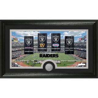 Oakland Raiders 'Traditions' Panoramic Minted Coin Photo Mint Highland Mint Coins