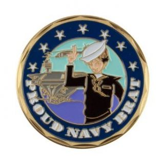 Proud To Be U.S. Navy Coin   Blue Brat OSFM