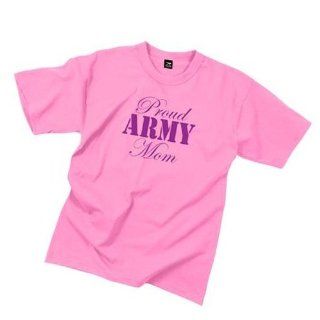Proud Army Mom Pink T Shirt LG [Misc.] Sports & Outdoors