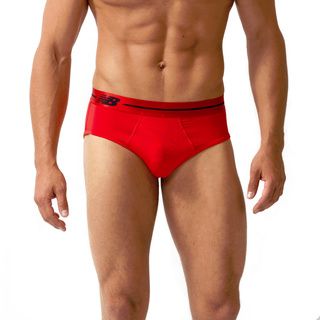 New Balance Men's 'Performance' Red Sport Briefs New Balance Underwear