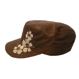 Pug Gear Women's Brown Floral Cadet Hat Pug Gear Women's Hats