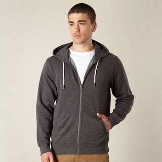 J by Jasper Conran Big and tall designer grey marled hoodie