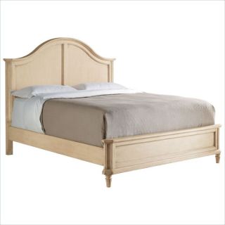 Stanley Furniture Portfolio European Cottage Panel Bed in White   007 23 4X