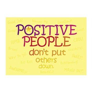 SCBT A62766 15   POSTER POSITIVE PEOPLE DONT PUT pack of 15