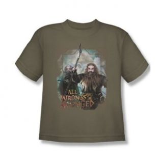 The Hobbit   Youth Wrongs Avenged T Shirt In Charcoal Clothing