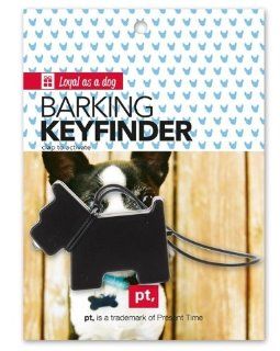 Present Time Bark Dog Key Finder, Black Black   Key Chain Flashlights  