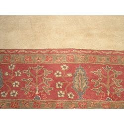 Indo Hand tufted Tibetan Beige Wool Rug (8'9 x 11'9) 7x9   10x14 Rugs