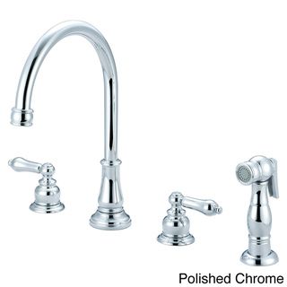 Pioneer Brentwood Series Traditional Two Handle Kitchen Widespread Faucet Pioneer Kitchen Faucets