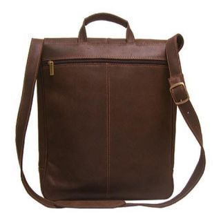 LeDonne DS 903 Distressed Leather Chocolate LeDonne Leather Messenger Bags