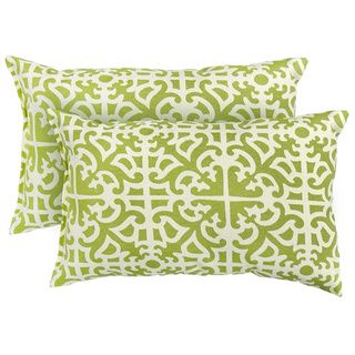 19x12 inch Rectangular Outdoor Grass Accent Pillows (Set of 2) Outdoor Cushions & Pillows