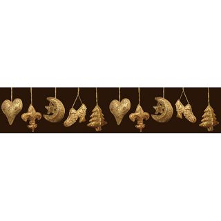 Sparkling Holiday Ornaments (Set of 10) Seasonal Decor
