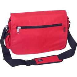 Everest Casual Messenger Briefcase (Set of 2) Red Everest Fabric Messenger Bags