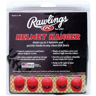 Rawlings Baseball Softball Helmet Hanger ~ Holds up to 5 helmets and quickly hooks to any chain link fence  Baseball Equipment  Sports & Outdoors