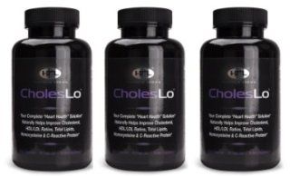 CholesLo   Cholesterol Lowering Supplement (80 Capsules) Health & Personal Care