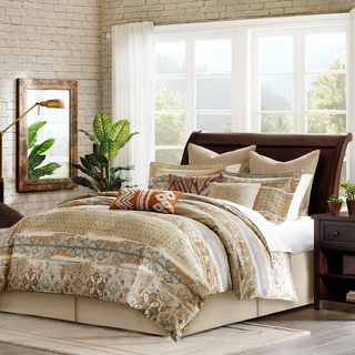 Harbor House Castle Hill 4 piece Cotton Comforter Set with Optional Euro Sham Separate Harbor House Comforter Sets